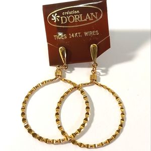 Gold Hoop Earrings